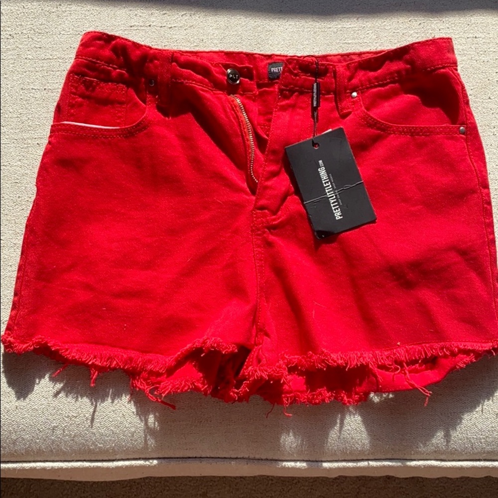 PLT red shorts